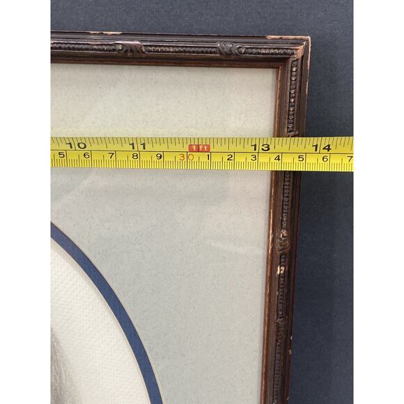 Antique Baby Telephone Photo | 1920s Black White Framed Photography Nursery Art - Picture 9 of 12